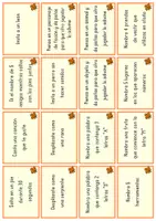 Vista previa - Juegos / Gamificación - Oca de otoño. Tablero y tarjetas de desafíos - página 3