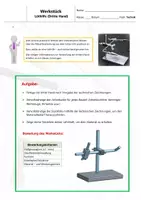 Vorschau - Arbeitsblätter - Werkstück - Löthilfe (Dritte Hand) > Metallbearbeitung > Innengewinde + Außengewinde > Arbeitsplan + Stückliste > inkl. Musterlösungen - Deckblatt