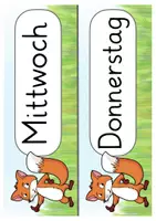 Vorschau - Präsentationen/Tafelbilder - Fuchsklasse Klassentier Fuchs Tagestransparenz - Seite 2