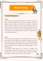 Vorschau - Arbeitsblätter - Der Deutsche Bauernkrieg - Seite 1