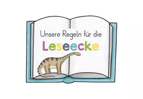 Vorschau - Poster - Regeln für die Leseecke (Dinoklasse) - Seite 2
