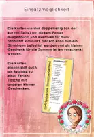Vorschau - Mal- und Bastelvorlagen - Feriengruß Sommerferien | Grußkärtchen zum Schuljahresende - Seite 3