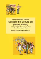 Vorschau - Arbeitsblätter - Schließ die Schule ab - Ferien, Ferien - Deckblatt