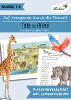 Vorschau - Stundenentwürfe - Lesespurgeschichte: Tiere in Afrika - Deckblatt