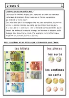 Aperçu - Feuilles d'exercices - Exercices progressifs sur l’euro - Page 1