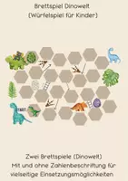 Vorschau - Spiele - Brettspiel Dinowelt zweifache Ausführung - Deckblatt