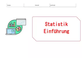 Vorschau - Unterrichtsreihen - Unterrichtsreihe Statistik Projekt - Seite 1