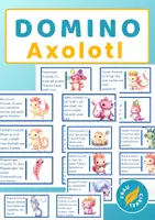 anteprima - Giochi - Tedesco Deutsch DaZ Domino Axolotl Lesespiel - Pagina di copertina