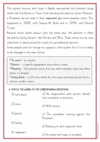 Vorschau - Arbeitsblätter - USA - American electoral system: reading comprehension and grammar (Englisch) - Seite 2