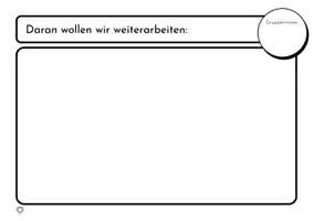 Vorschau - Arbeitsblätter - Feedbackblätter für die Gruppenarbeit - Seite 1