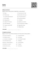 Aperçu - Feuilles d'exercices - Qatar - Page 1