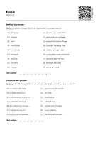 Aperçu - Feuilles d'exercices - Russie - Page 1