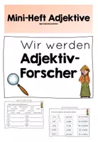 Vorschau - Arbeitsblätter - #happyhalloween24 Materialpaket Mini-Hefte Wortarten - Deckblatt