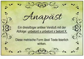 Vorschau - Poster - Merkposter zum Thema Gedichte Jambus, Trochäus, Daktylus, Paarreim, Kreuzreim etc. - Seite 3