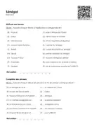 Aperçu - Feuilles d'exercices - Sénégal - Page 1