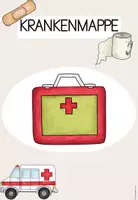 Vorschau - Arbeitsblätter - Krankenpaket - Krankenmappe, Krankenpost & Gute-Besserung-Karten - Seite 2