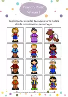 Aperçu - Feuilles d'exercices - Ensemble d'activités sur le thème des personnes - Page 2