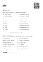 Aperçu - Feuilles d'exercices - Suède - Page 1