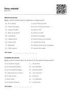 Aperçu - Feuilles d'exercices - Timor oriental - Page 1