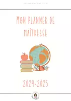 Aperçu - Outils du professeur - Planner Planificateur 2024-2025 - Page de couverture