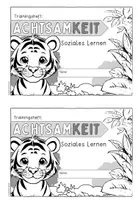 Vorschau - Arbeitsblätter - Achtsamkeit trainieren - mit dem Bilderbuch "Der achtsame Tiger" - Seite 2