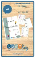 Aperçu - Jeux - CAHIER D'ACTIVITES MOYENNE SECTION - LES SPORTS - Page de couverture