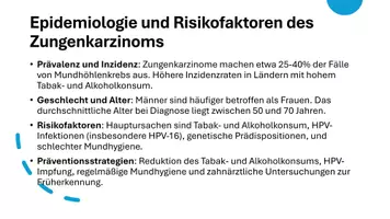 Vorschau - Präsentationen/Tafelbilder - Präsentation: Zungenkarzinom - Unterrichtseinstieg - Seite 2