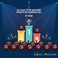 Aperçu - Cartes / Images - Citation - Dr Seuss - Pour être numéro 1 - Page de couverture