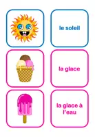 Aperçu - Jeux - Jeu de Vocabulaire Rappelles-toi thème l'été - Page 3