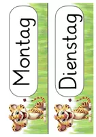 Vorschau - Poster - Leopardenklasse Tagestransparenz Klassentier Leopard - Seite 1