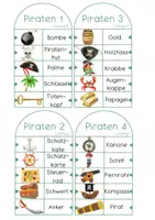 Vorschau - Spiele - 40 Rätselkarten Bild-Wort (Anfangsunterricht, DaZ, Wortschatz) - Seite 3