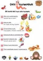 Voorbeeld - Informatieposter | Wormenbak in de schooltuin | Compost - Pagina 2