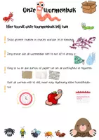 Voorbeeld - Informatieposter | Wormenbak in de schooltuin | Compost - Pagina 3