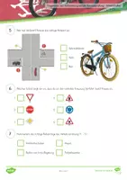 Vorschau - Arbeitsblätter - Fragebogen zur Vorbereitung auf die Fahrradprüfung - Seite 2