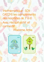 Aperçu - Apprentissages en autonomie - Math : SCN CAT compléments de 7 à 10 P1 - CP - Page de couverture