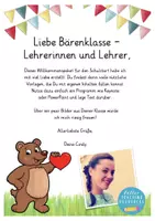 Vorschau - Mal- und Bastelvorlagen - Materialpaket Schulanfang Bärenklasse Klassentier Bär - Seite 1