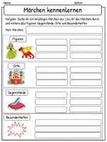Vorschau - Arbeitsblätter - Materialpaket: Märchen - Seite 3