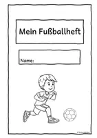 Vorschau - Arbeitsblätter - Fußballheft, EM, Ball, Sport, Fußball, Förderschule, Weltmeisterschaft, WM - Seite 2