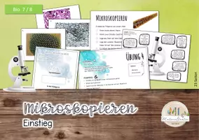 Vorschau - Stundenentwürfe - Mikroskopieren - Einstieg in den Mikrokosmos - Seite 1
