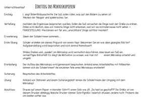 Vorschau - Stundenentwürfe - Mikroskopieren - Einstieg in den Mikrokosmos - Seite 2