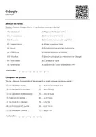Aperçu - Feuilles d'exercices - Géorgie - Page de couverture