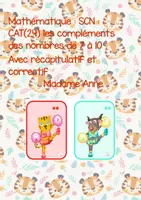 Aperçu - Apprentissages en autonomie - Math : SCN CAT compléments 15 à 18 P1 - CP - Page de couverture