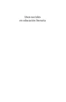 Vista previa - Para docentes: organización, planificación y formación - Usos sociales en educación literaria - página 2