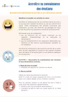Aperçu - Préparation de séance / Séance complète - Découverte des émotions - Activités Ludiques - Page de couverture