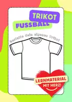 Vorschau - Arbeitsblätter - Fussball trikot gestalten, T-Shirt selber designen - Deckblatt