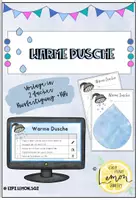 Vorschau - Arbeitsblätter - Warme Dusche - Deckblatt