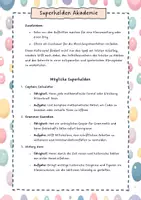 Vorschau - Arbeitsblätter - Klasse 5/6 Superhelden Akademie - tolles Schuljahresende Projekt - Seite 3