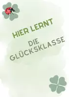 Vorschau - Text - Glücksklasse Briefe für die erste Klasse - Deckblatt
