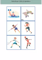 Aperçu - Apprentissages en autonomie - DICTE ET REPRODUIS - LES SPORTS - Page 3