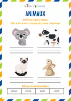 Aperçu - Apprentissages en autonomie - Ludopédagogie - Lire & Ecrire - Les animaux - Page de couverture